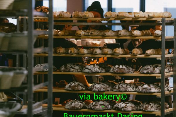 Regal gefüllt mit Broten